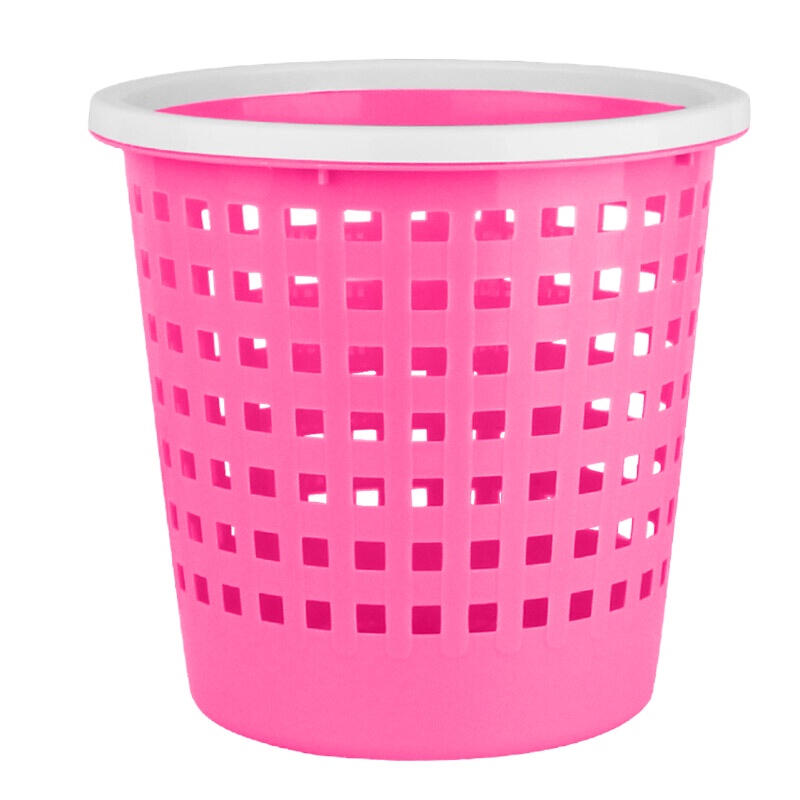 茶花(CHAHUA) 1211 垃圾桶CH-B套袋纸篓(Φ24CM) 3个装颜色随机