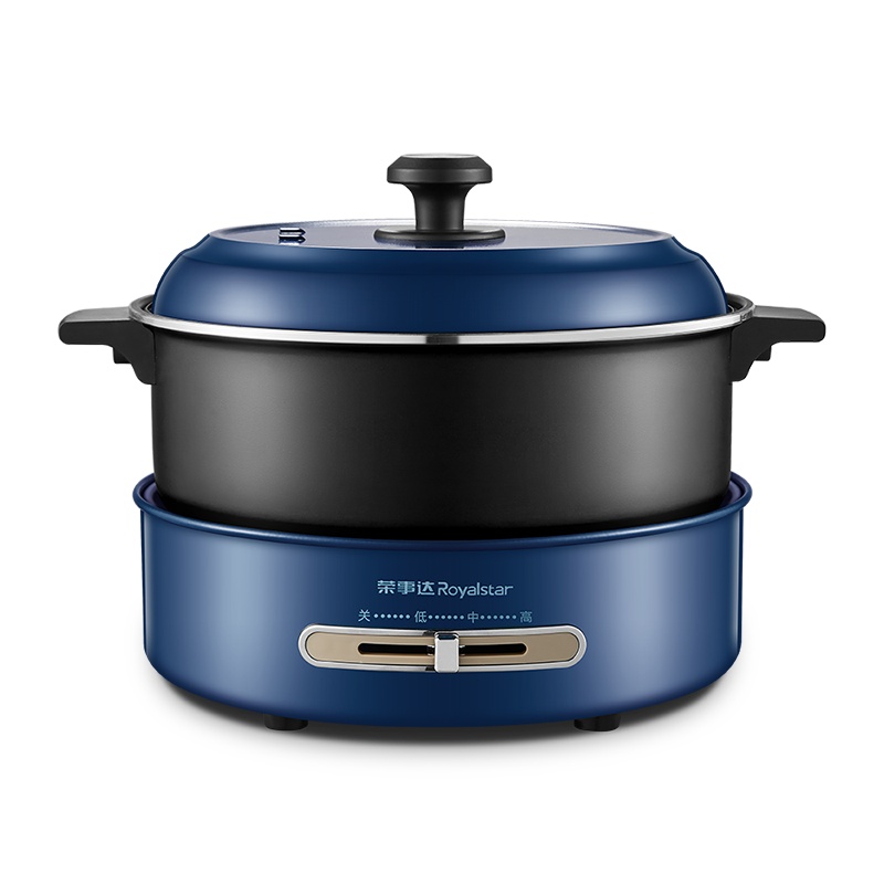 荣事达(Royalstar)电火锅RHG-50FG 国潮火锅多功能电热锅家用多用途5L大容量煎烤电炒锅分体不粘锅