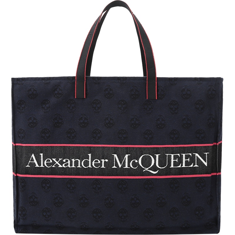 亚历山大·麦昆 ALEXANDER MCQUEEN 男士 织物手提单肩包646453 1AAAF