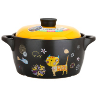 美厨 陶瓷煲养生煲 4.3L砂锅炖锅汤锅 家用明火燃气煲药膳煲 萌小七系列 MCT377