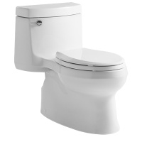 KOHLER科勒马桶座坐便器家用连体五级旋风静音希玛龙丽裙5697T/6076T