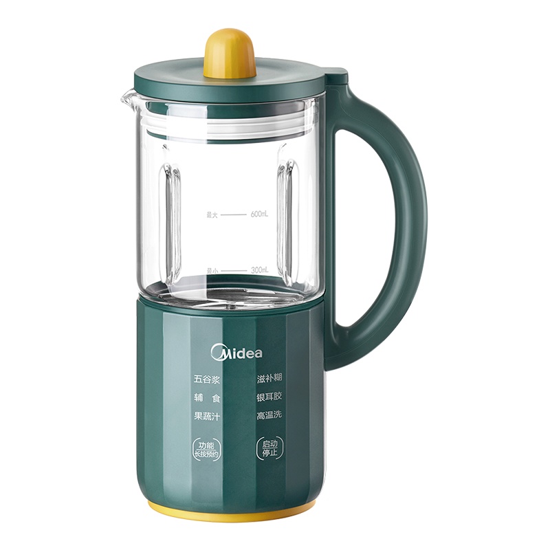 美的(Midea)小型豆浆机免滤家用多功能自动清洗破壁机2一3人米糊机榨汁机DJ06X2-109H