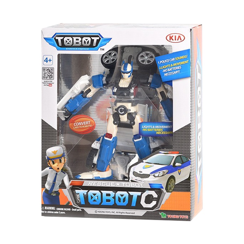 托宝兄弟(TOBOT)玩具金刚变形车机器人男孩玩具汽车C战士进化版-301014
