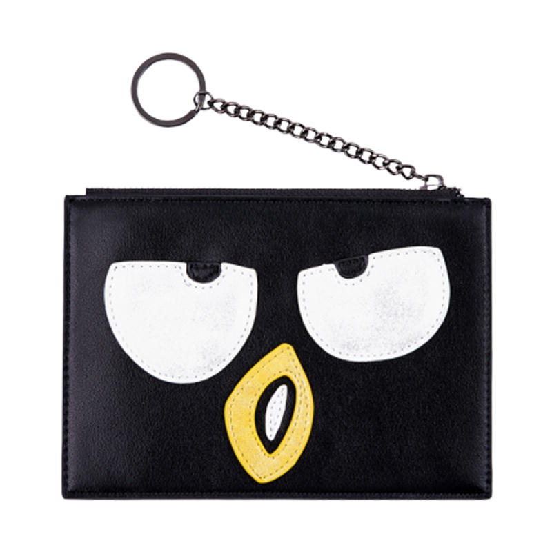 【暑假出行必备】Hello Kitty凯蒂猫 环形拉链装饰酷企鹅女士手拿包