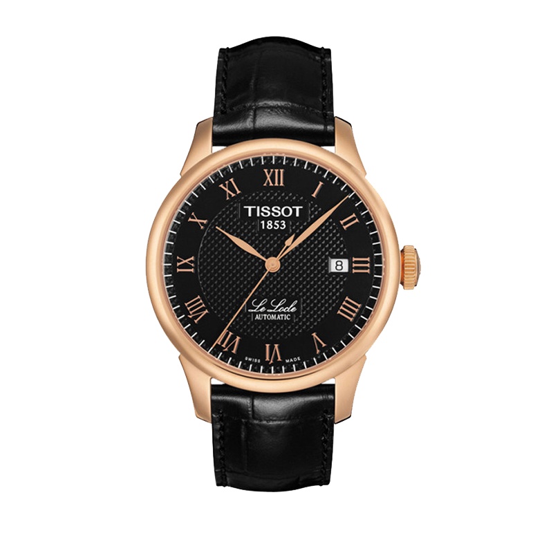 天梭(TISSOT)手表力洛克系列 钢带 机械 男表 皮带 女表T41.1.183.33 T41.1.183.34