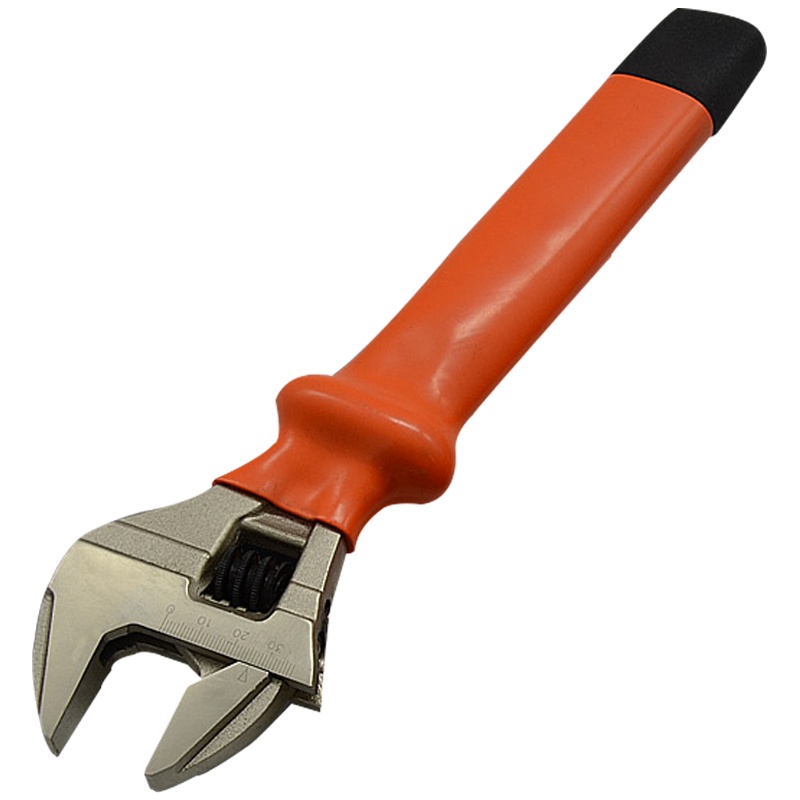 LBYZY 电工绝缘耐高温高压扳手1000V多功能活动开口扳手 6寸150mm