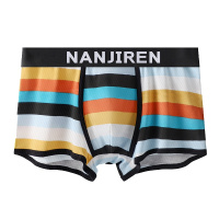 南极人(NanJiren)3条装内裤男平角裤石墨烯抗菌青年运动潮流个性男士可爱四角短裤头潮牌裤衩