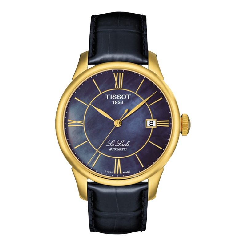 TISSOT天梭力洛克皮带新款机械男表T41.5.423.93