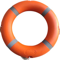 海运安 LY-5555 橡塑救生圈 高密度聚乙烯 橙色 外径760mm内径470mm 厚度:120mm