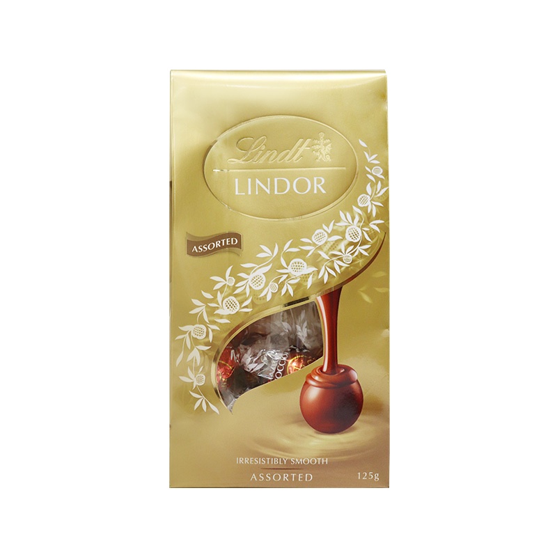 瑞士莲袋装巧克力球 混合装 金色 125g 进口糖巧 巧克力 情人节 圣诞节 礼物