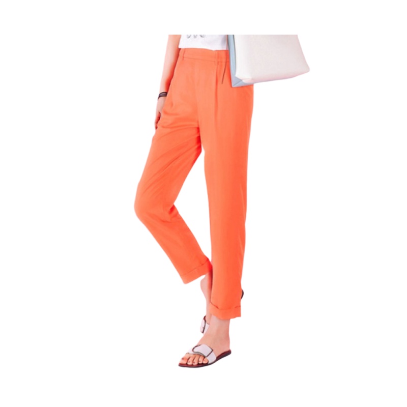 【福利款】拉夏贝尔Candie's 正品甜美日系百搭直筒九分裤休闲裤女30062341