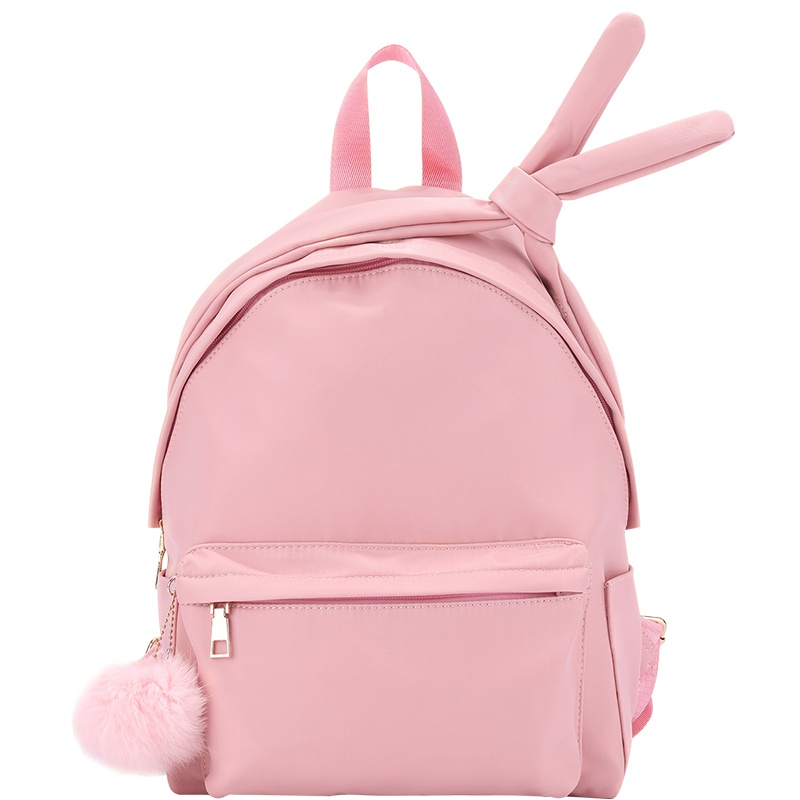 都宝路(dubaolu) 2020早秋新款时尚百搭软萌少女牛津布网红学院风毛球双肩包