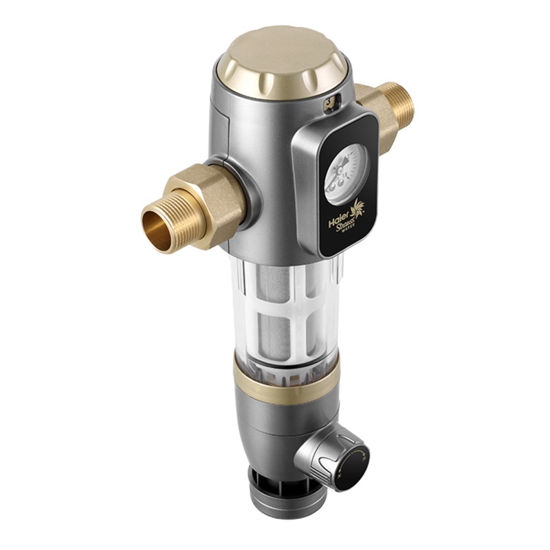 海尔前置过滤器全屋净水家用净水器厨房净水机保护全屋涉水家电 安全稳压 精细过滤 零下30度防爆PHSW-F5