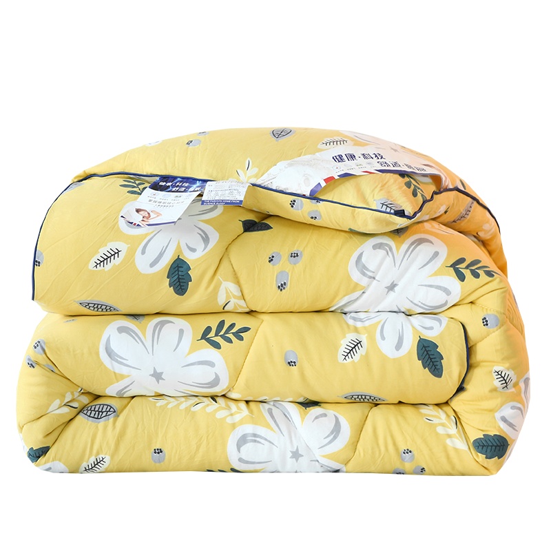 凯诗风尚(CHARSON)被子 苏宁自营 冬被纤维被印花舒适被芯被褥加厚保暖四季通用双人被子