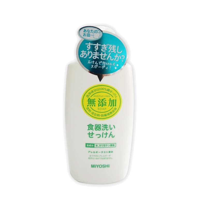 [宝宝适用]MIYOSHI 三芳 无添加 去油污 洗洁精370ml