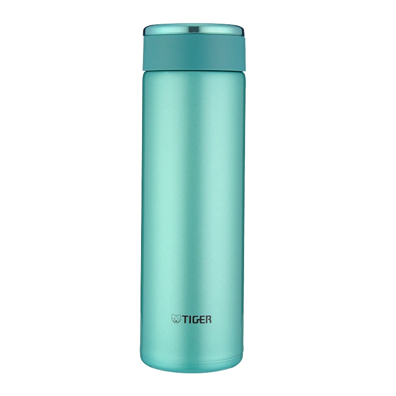 虎牌(tiger)保温杯MMW-A48C 304不锈钢 双层真空冷水杯男女商务办公杯 高光银蓝AM 0.48L