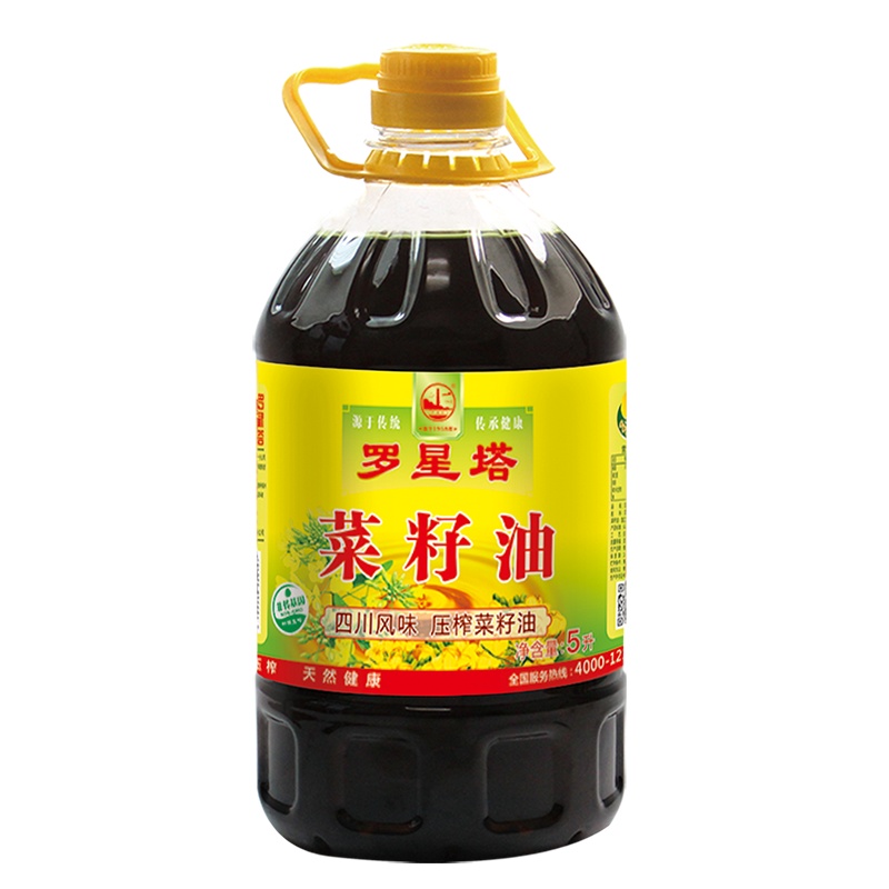 罗星塔 压榨菜籽油 5L