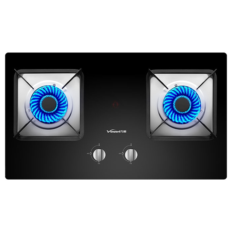 万和(Vanward) 液化气燃气灶JZY-B5L228 台式嵌入式煤气灶 4.0kW大火力 钢化玻璃面板双灶 一级能效