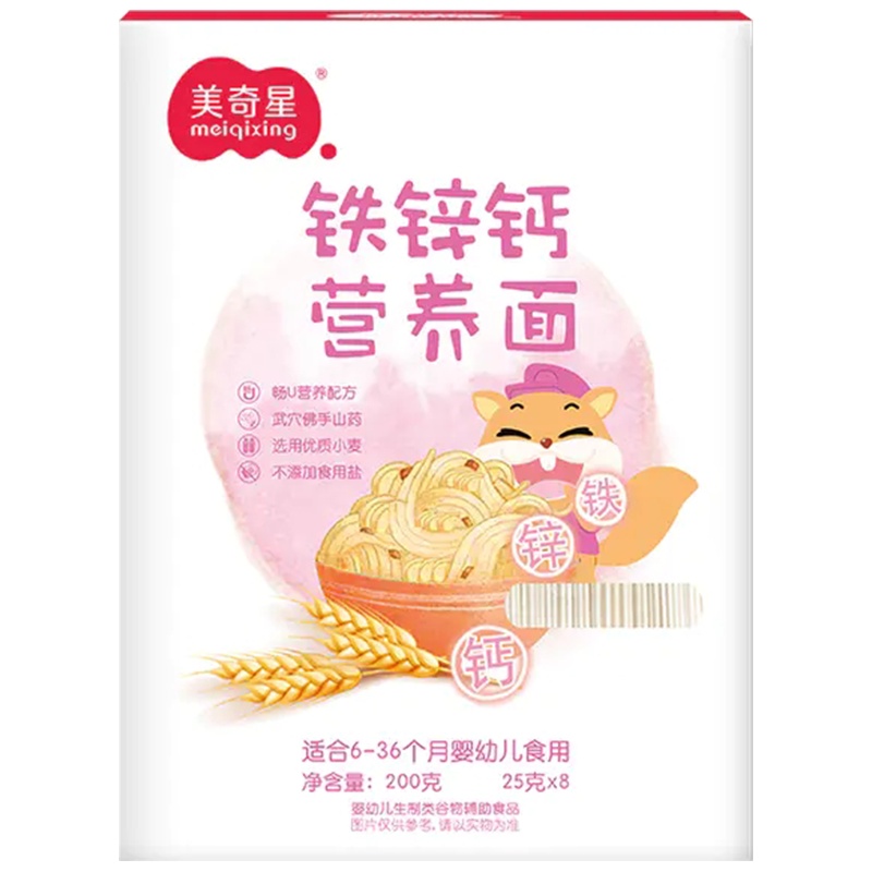 美奇星 200g铁锌钙营养面