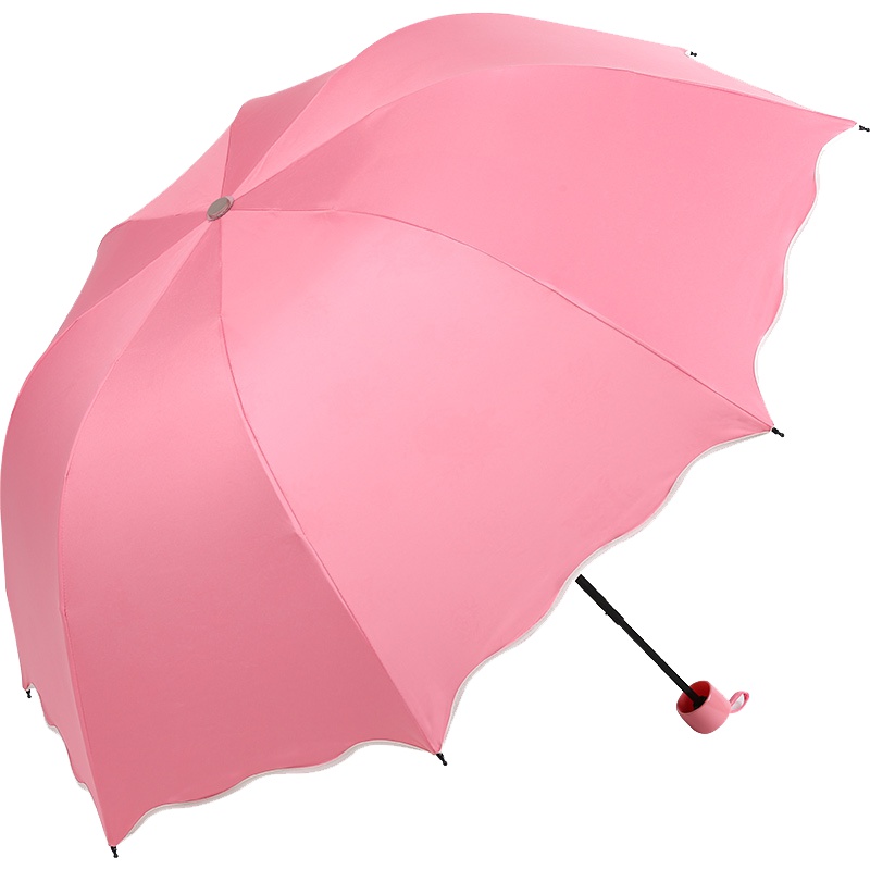 宏达HONDAR 四折阿波罗浮水印花遇水开花伞雨伞1521A