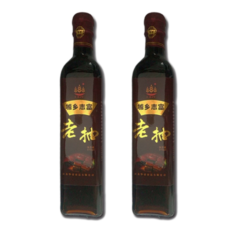 【江苏乡村振兴】【财政集采】【涟水】城乡志富 黑豆酱油老抽475ML