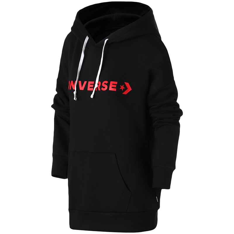 CONVERSE匡威女装卫衣连帽针织星箭休闲套头衫10007716