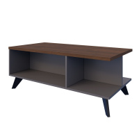 刘利博1264茶几 钢化玻璃不锈钢脚办公茶几