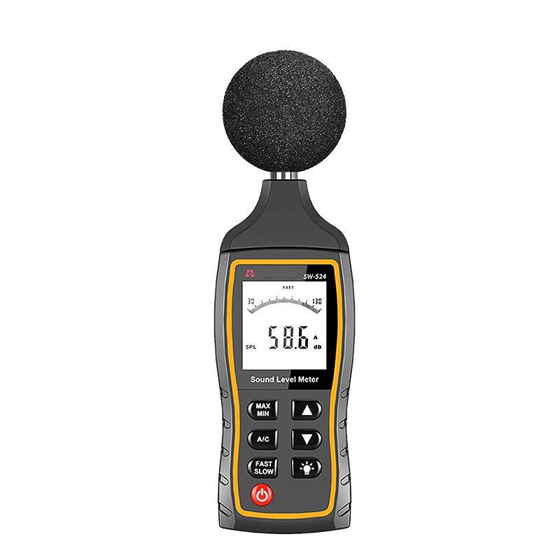 [规格:21*6.5*2.8 单位:cm SW524 带存储+USB通讯]手持式噪音计分贝仪 高精度分贝测量仪数字便携式