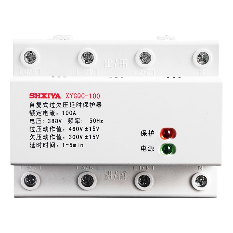 希崖三相四线100A自复式过欠压保护器