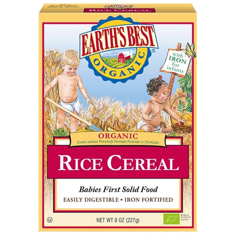 Earth's Best爱思贝地球世界1段婴儿高铁大米粉内袋227G