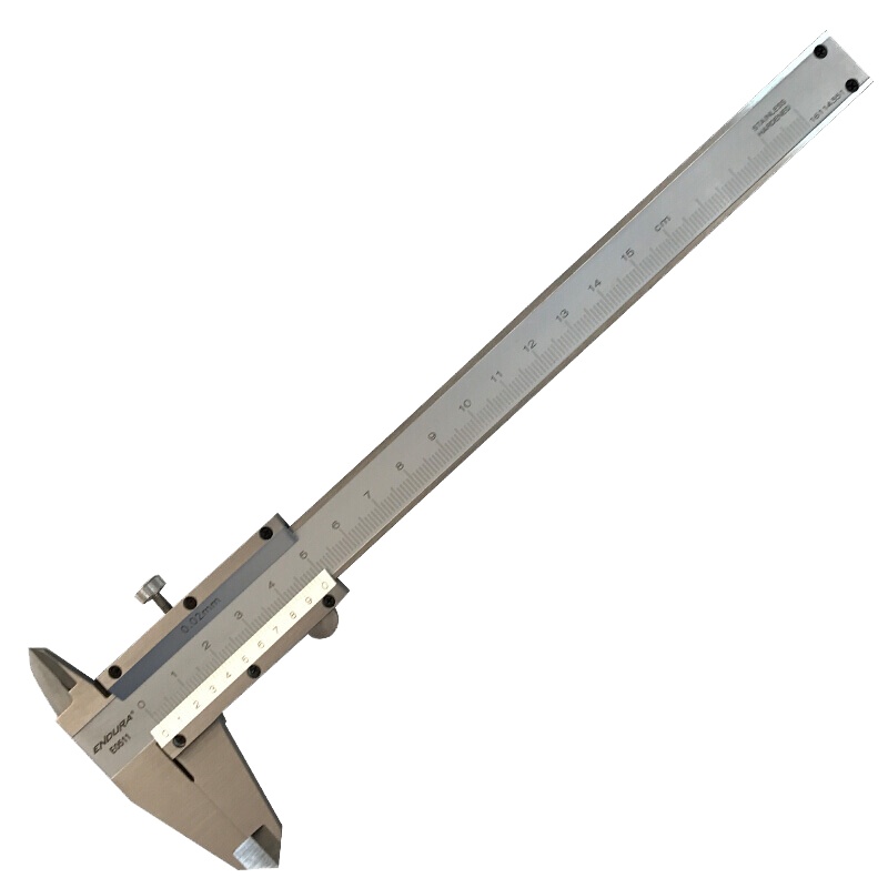 力易得(ENDURA)高精度不锈钢游标卡尺 150mm 货号E0511 1把