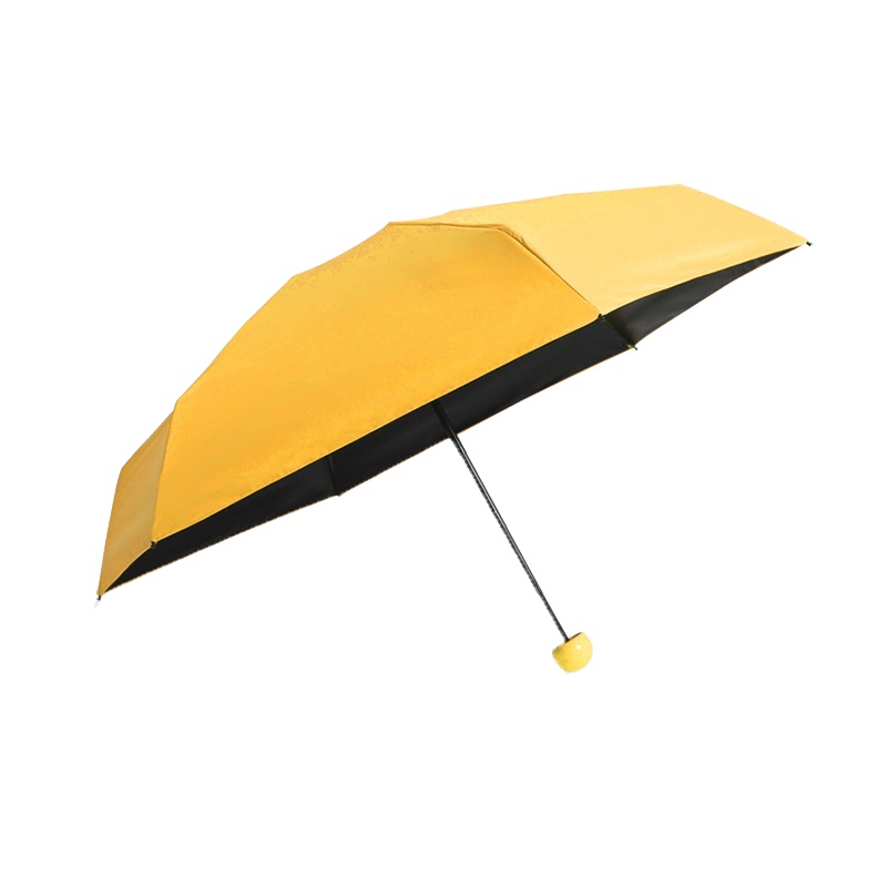 SCP 胶囊伞 SCP-4155 6K*50cm190T碰击布黑胶五折伞 胶囊伞(单位:把)