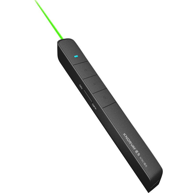 诺为N78C激光笔ppt翻页笔充电款100米遥控笔老师教学演示笔带 N78C V2 绿光 黑色+32G内存卡