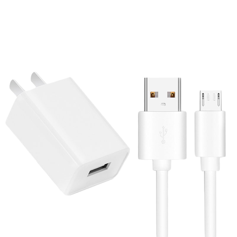 手机快充电器线5v2a适用三星华为opp小米vivo安卓充电头通用usb头|2A充电头+1米安卓线[黑色]