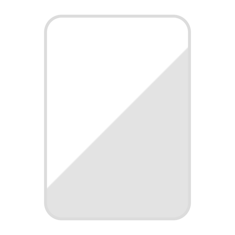 无框圆角镜子 XTL616 洗手间挂镜壁挂式梳妆镜50*70cm黏贴款 (个)