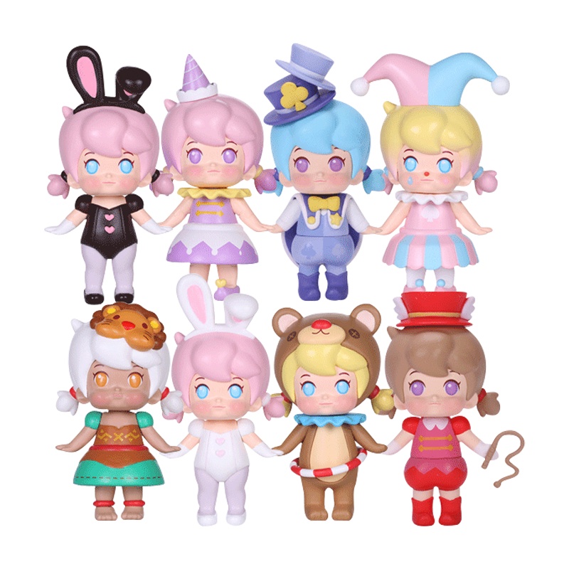 盲盒chuchu angel天使环球旅行二次元甜甜系列公仔天使马戏团忙和