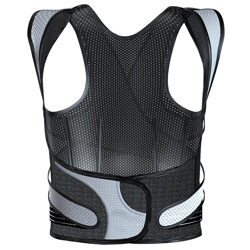 君来康[送护眼仪]驼背矫正带成人版男女通用情侣款U+透气舒适挺胸直背神器纠正站姿坐姿专柜正品-L码