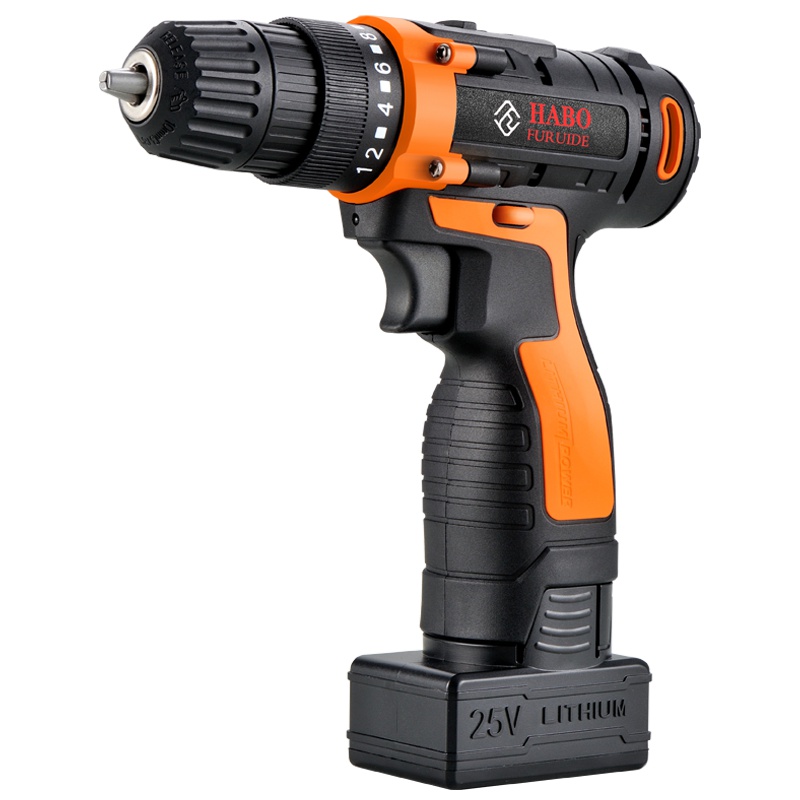 福瑞德家用25V锂电钻双速充电钻手枪电钻多功能电动螺丝刀电起子
