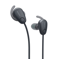 索尼(SONY) WI-SP600N 无线蓝牙运动跑步耳机 防水防汗降噪入耳式耳麦 重低音音乐运动耳 黑色