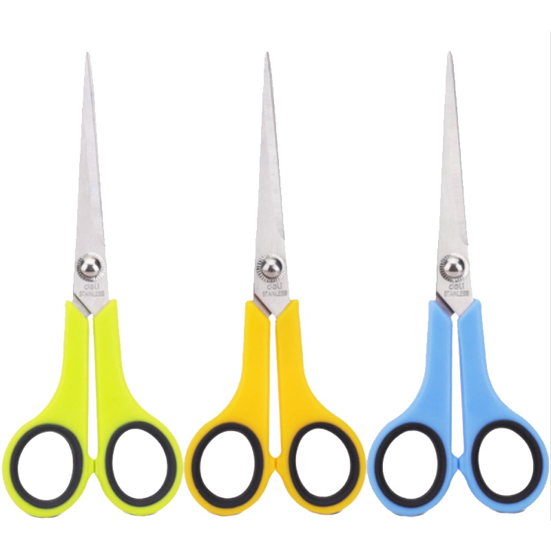 得力deli 6003 不锈钢剪刀 7寸省力剪刀 手工刀 办公财务用品剪刀 175mm