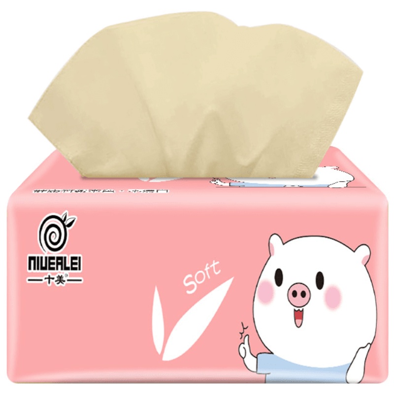 家柏饰(CORATED)10包抽纸批装实惠装纸巾卫生纸抽餐巾儿装