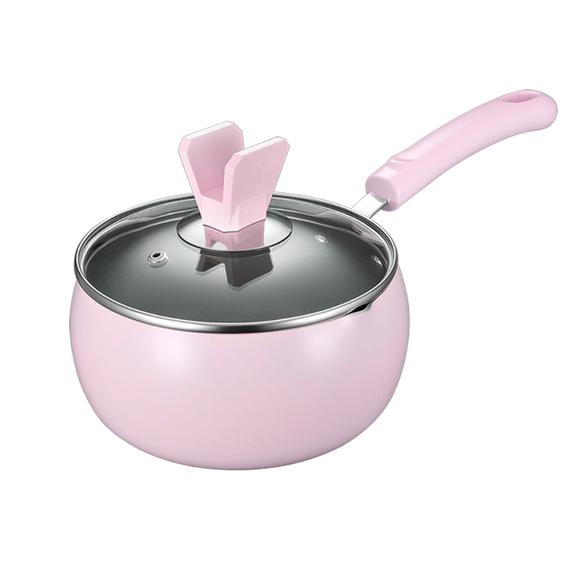 爱仕达（ASD）新不粘奶锅16cm易洁汤锅婴儿迷你辅食锅 锅底加厚省时煮牛奶煮面炖锅燃气明火专用锅具NL16A2WG-P