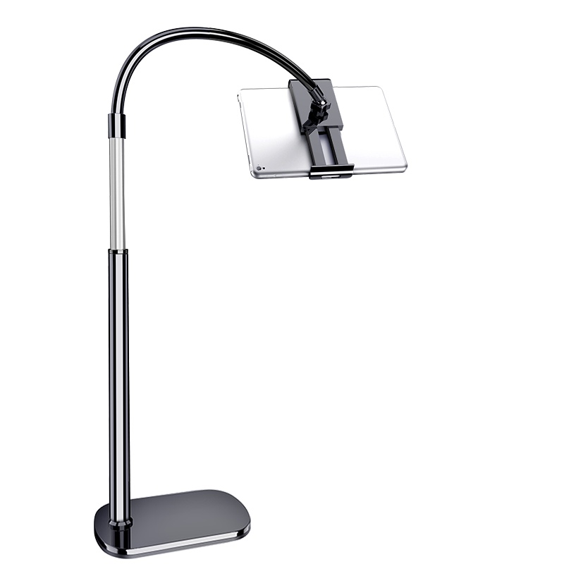 邻家-落地支架-白色1.1米 桌面支架 自由升降 角度任调 合金材质 重心稳固不倾倒 不下坠不松动(2)