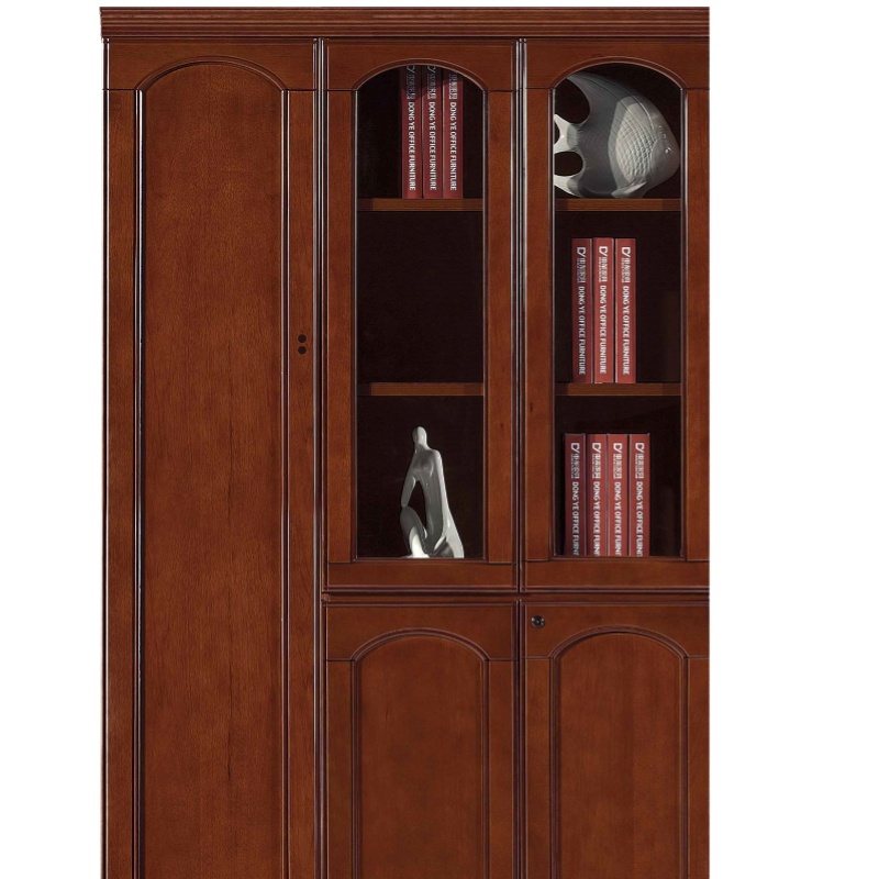 东业办公家具 办公文件柜木质油漆书柜贴实木皮组合资料柜文件柜 B-3106A