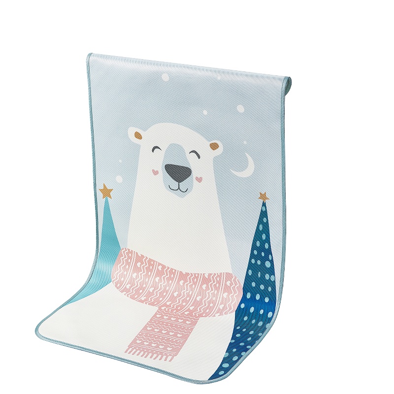 欧孕婴儿凉席冰丝新生儿宝宝透气夏季儿童幼儿园午睡婴儿床席子