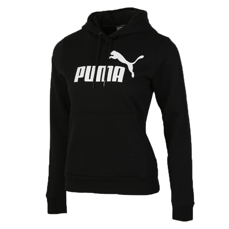 PUMA彪马新款女子加绒保暖连帽套头衫休闲卫衣 586938