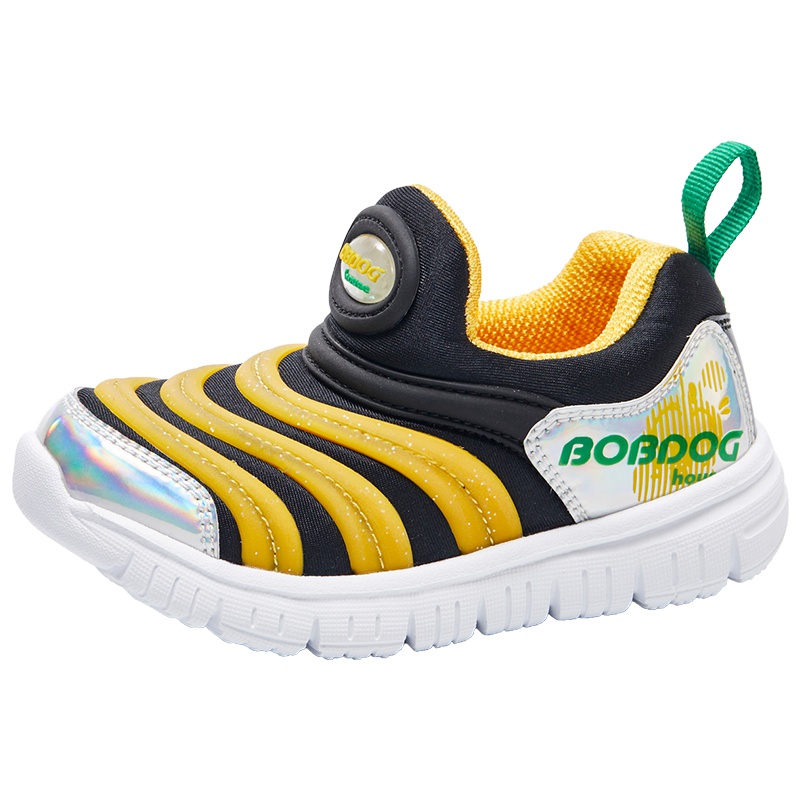 巴布豆house2019春秋新款儿童毛毛虫童鞋男童运动鞋女童学步鞋