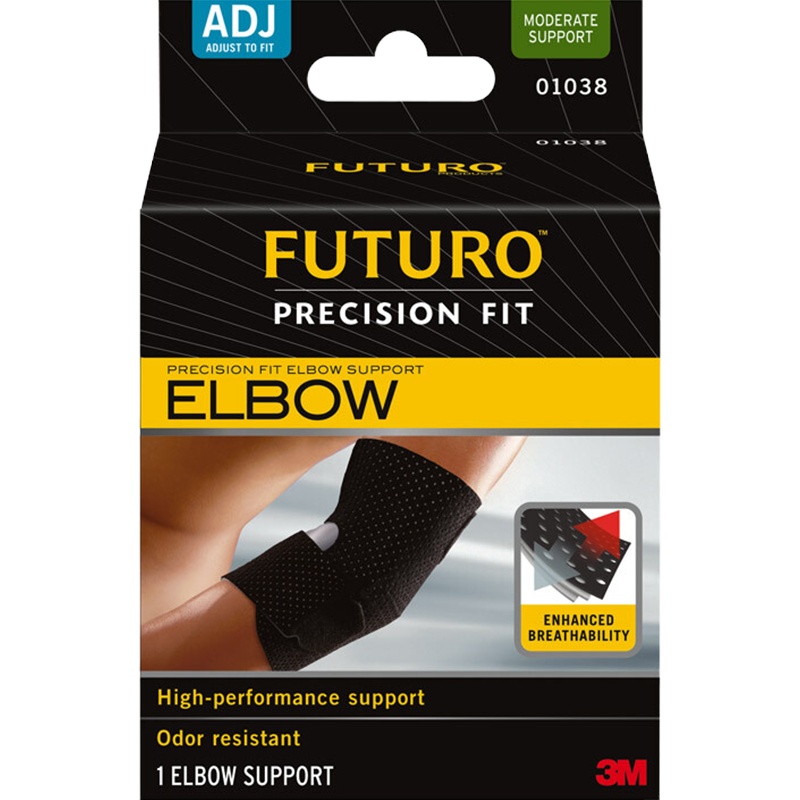 3M美国进口护肘防护舒适保暖关节男女羽毛球网球透气护肘运动护具卧推篮球冬