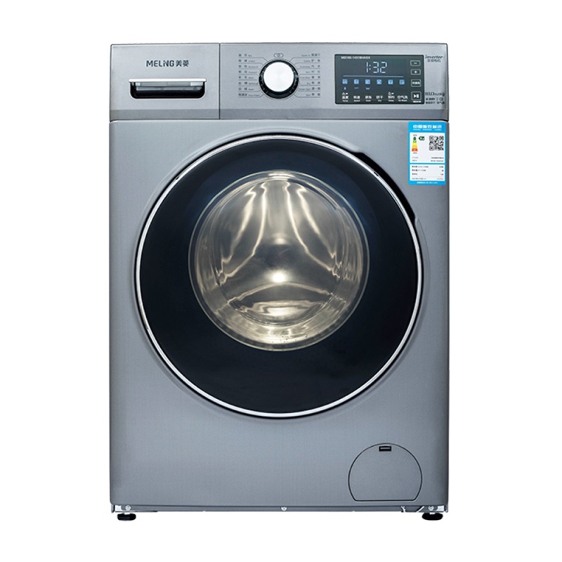 美菱(MELING) 10公斤 大容积 污渍洗 护色洗 MG100-1431BGX洗衣机 等离子无缝焊接内筒 钛晶灰