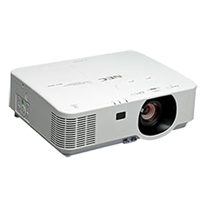 NEC PE523X+高端商务高亮办公会议工程投影机 +150英寸幕布+1.5米固定吊架